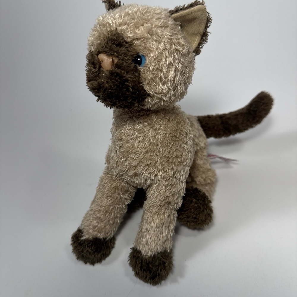 Vtg Douglas cuddle toys Siamese Cat - Brown and Cream